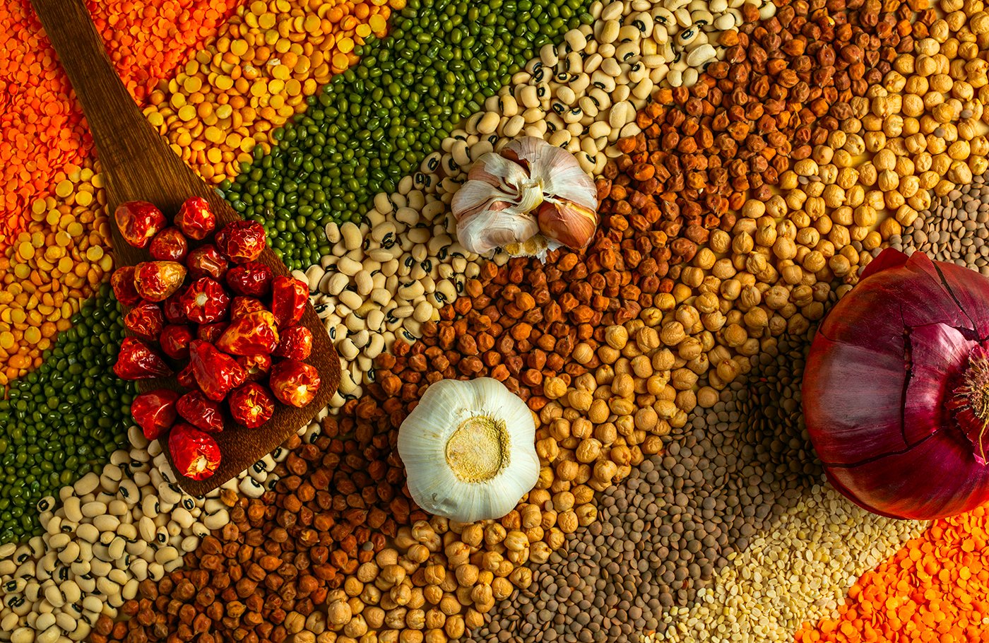 lentils background
